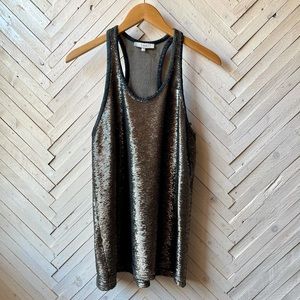 IRO racer back sequin top SZ 1